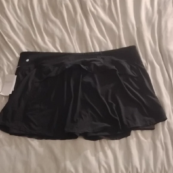 Zella Black Athletic Skort with Built-In Shorts - Picture 6 of 8